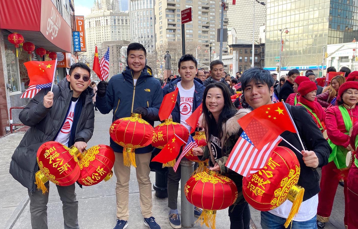 Fuzhou America members at a social event
